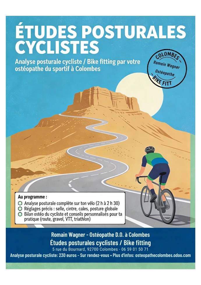 carte cadeau étude posturale cycliste